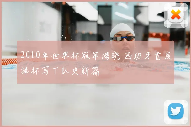 2010年世界杯冠军揭晓 西班牙首度捧杯写下队史新篇